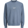 Jack & Jones Junior Blue Mirage Jjesoho Sweat Crew Neck Sn Jnr