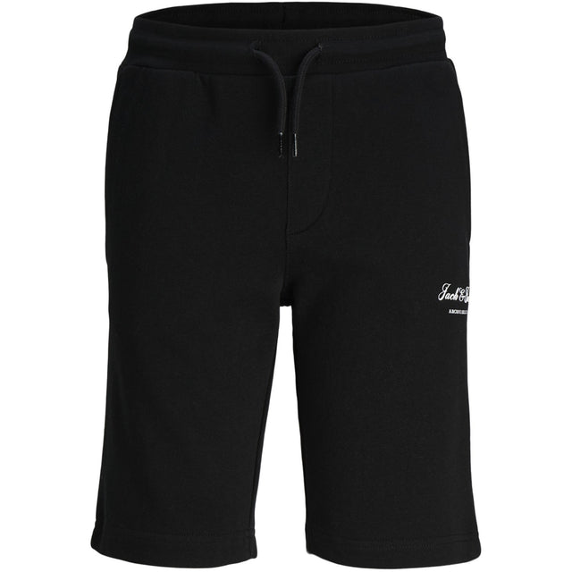 Jack & Jones Junior Black Jpstgordon Archive Sweat Shorts Mid Jnr