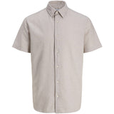 Jack & Jones Junior String Jjebreeze Hør Blend Skjorte S/S Sn Jnr