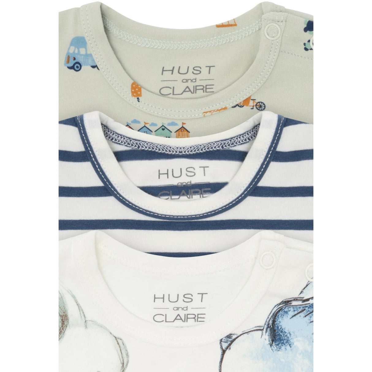 Hust & Claire Green Foam Bertram 3-Pak Holiday