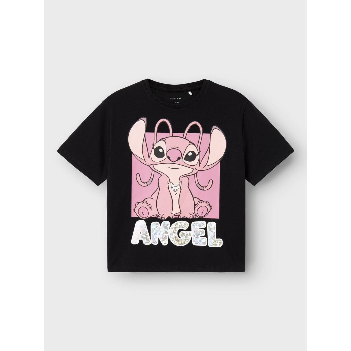 Name It Black Angel Nyri Lilo & Stitch Regular T-Shirt
