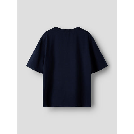 Name It Navy Blazer Nkfnibus Stitch Nreg Ss Top Lnoos Wdi