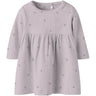Name It Lilac Marble Nbfberries Ls Kjole Box