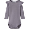 Name It Lavender Gray Melange Nbfblitta Ls Body