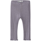Name It Lavender Gray Melange Nbfblitta Leggings