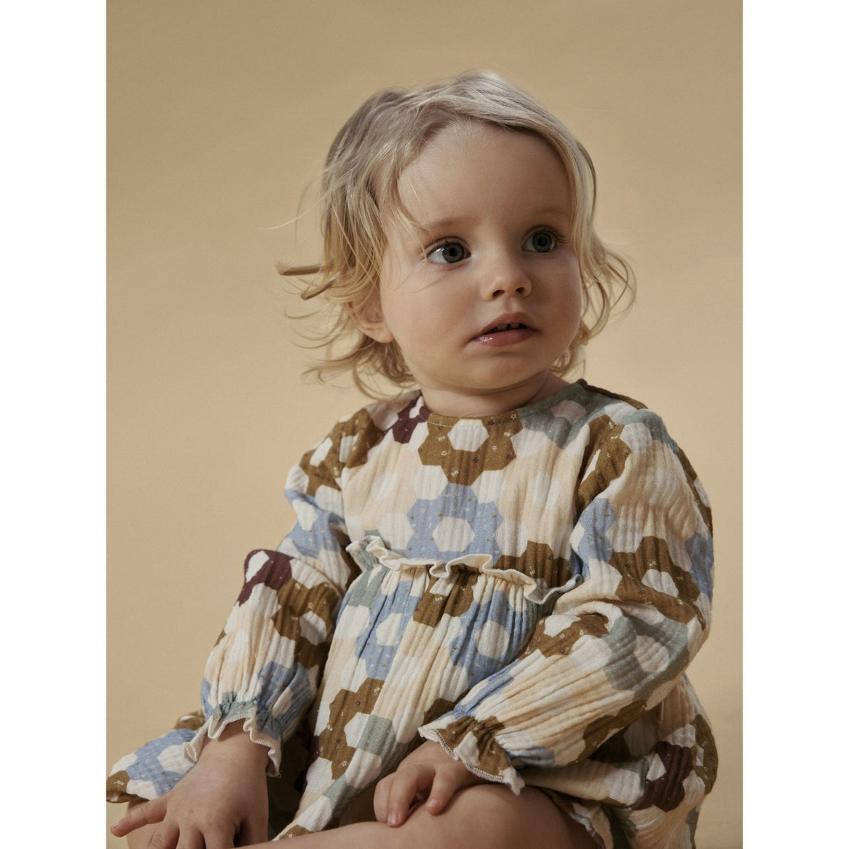 Lil'Atelier Coconut Milk Nbftalia Ls Loose Body Kjole Lil