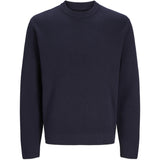 Jack & Jones Junior Night Sky Jprblamilano Stitch Strik Crew Neck Jnr