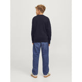 Jack & Jones Junior Night Sky Jprblamilano Stitch Strik Crew Neck Jnr