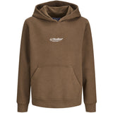 Jack & Jones Junior Cocoa Jjesoho Sweat Hætte Noos Jnr