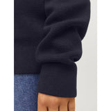 Jack & Jones Junior Night Sky Jprblamilano Stitch Strik Crew Neck Jnr