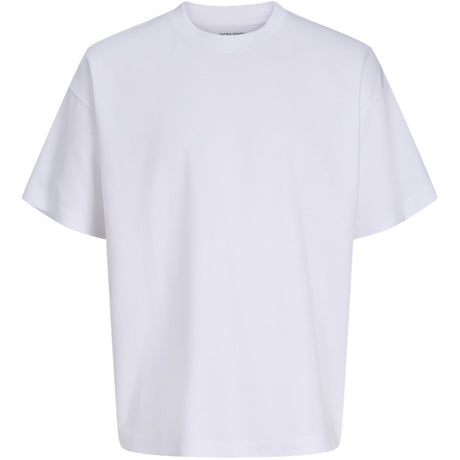 Jack & Jones Junior White Jjebarron Tee Ss O-Neck Noos Jnr