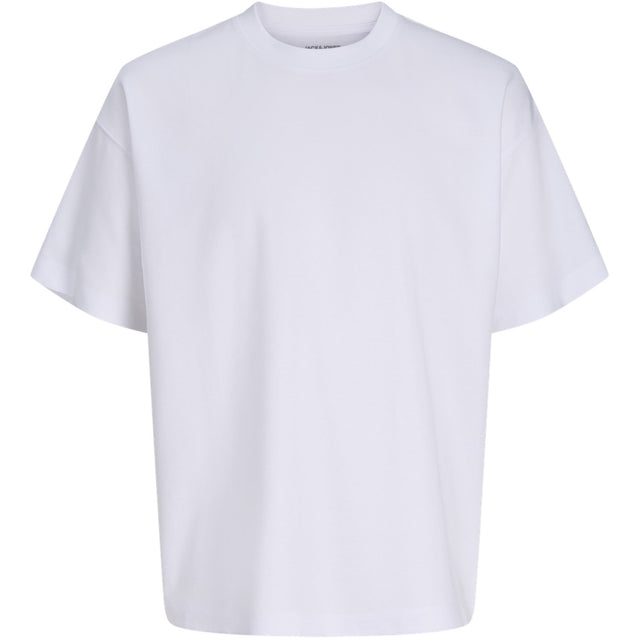 Jack & Jones Junior White Jjebarron Tee Ss O-Neck Noos Jnr