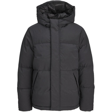 Jack & Jones Junior Black Jjesoho Puffer Hætte Aw26 Jnr