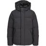 Jack & Jones Junior Black Jjesoho Puffer Hætte Aw26 Jnr