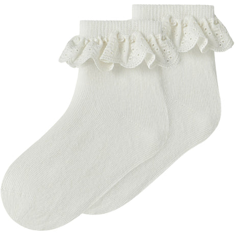 Lil'Atelier Coconut Milk Nmfdertrud 2 Pak Strømper Lil