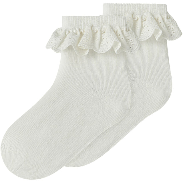 Lil'Atelier Coconut Milk Nmfdertrud 2 Pak Strømper Lil