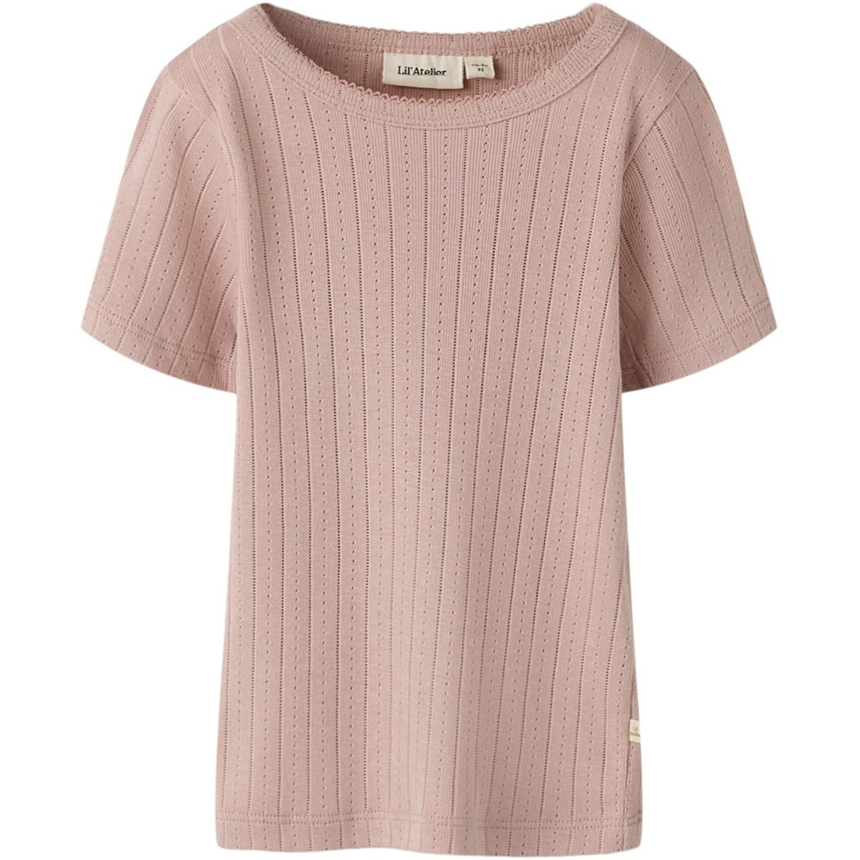 Lil'Atelier Misty Rose Nmfrachel Ss Slim Top Lil Noos