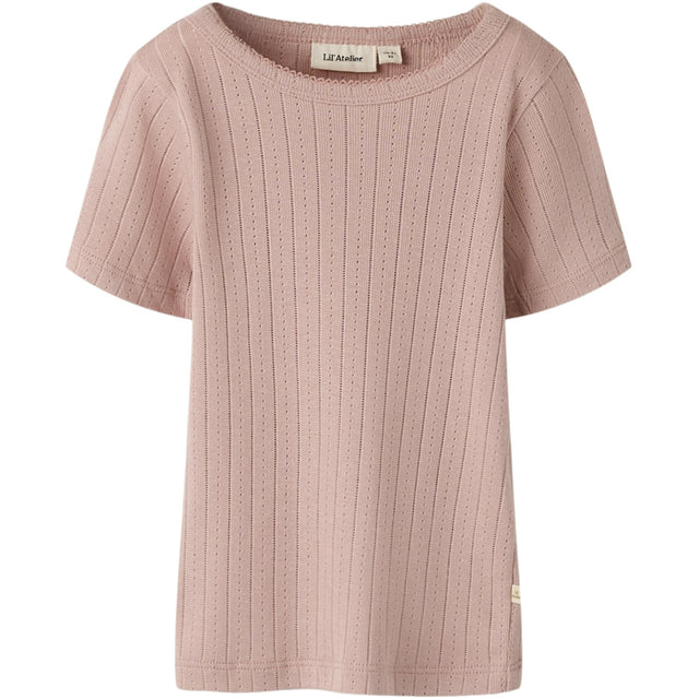 Lil'Atelier Misty Rose Nmfrachel Ss Slim Top Lil Noos