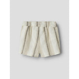 Lil'Atelier Coconut Milk Nbmfibert Loose Shorts Lil