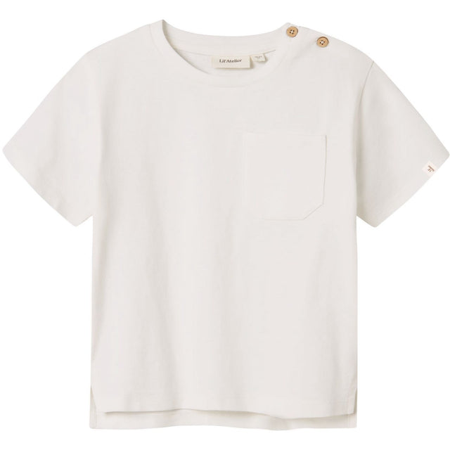 Lil'Atelier Coconut Milk Nmmdolan Ss Loose Top Lil Noos