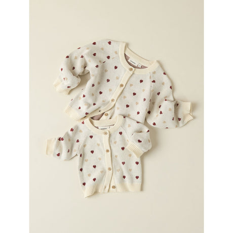 Lil'Atelier Turtledove Red Heart Nbfsaran Ls Strik Card Heart Lil