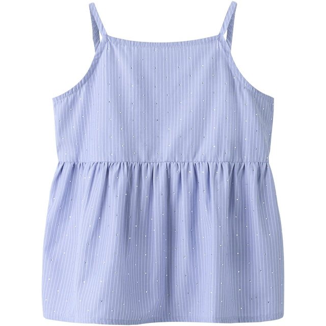 Name It Purple Impression Rainstone Nkffloritta Strop Top