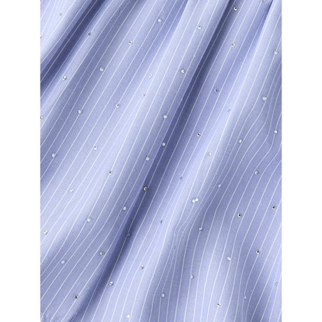 Name It Purple Impression Rainstone Nkffloritta Strop Top