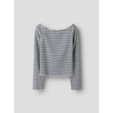 Name It Navy Blazer Bright White Nkfforta Ls Slim Top