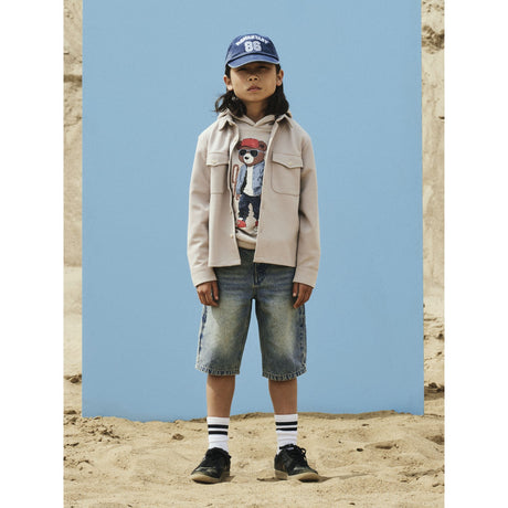 Name It Chateau Gray Nkmdobs Ls Nreg Sweat Wh Unb Box