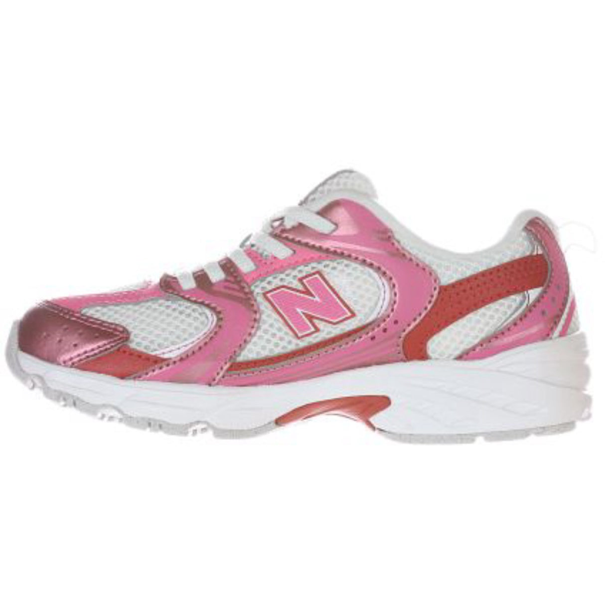 New Balance Sneakers Pink Satin 530 Kids Bungee Lace