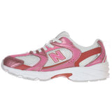 New Balance Sneakers Pink Satin 530 Kids Bungee Lace