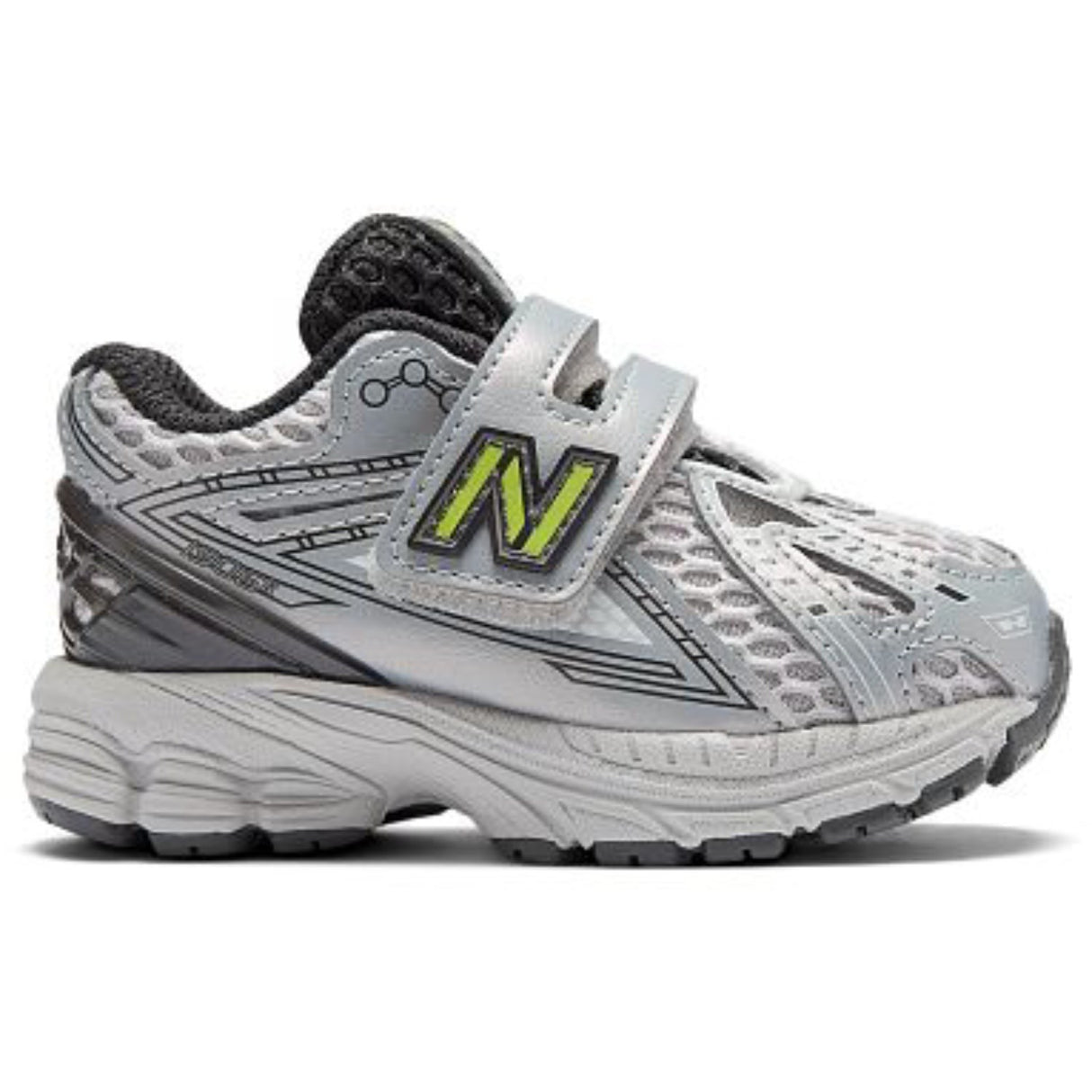 New Balance Sneakers Black Metallic 1906 Kids Hook & Loop