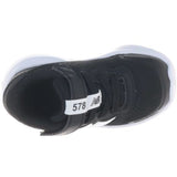 New Balance Sneakers Black FreshFoam 578 Kids Bungee Lace Med Top Strop