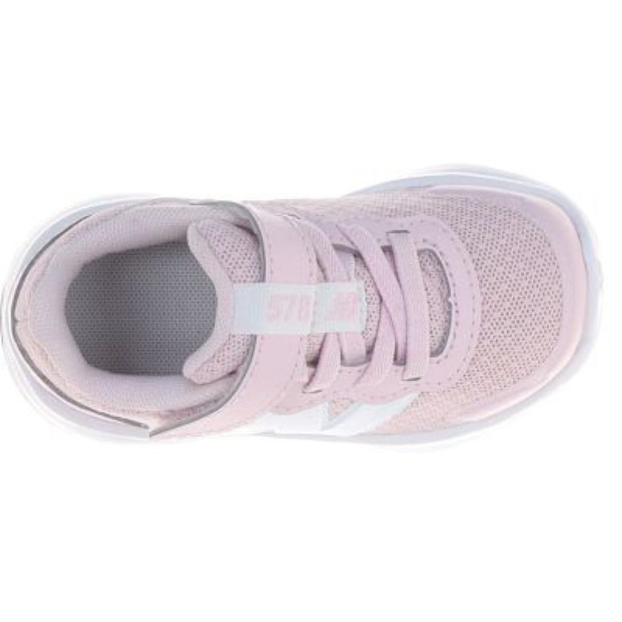 New Balance Sneakers Rose Sugar FreshFoam 578 Kids Bungee Lace Med Top Strop