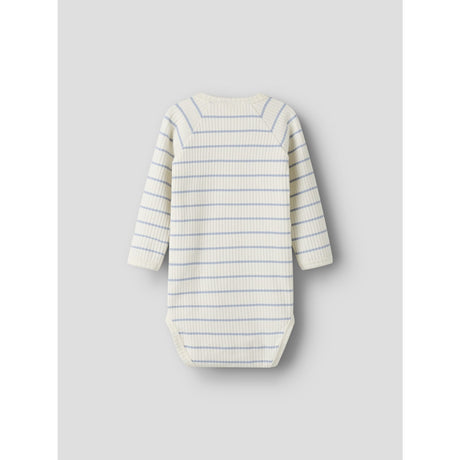 Lil'Atelier Coconut Milk Zen Blue Nbmkail Ls Slim Body Lil Noos