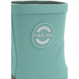 Mikk-Line Stone Blue Gummistøvler Solid - Barefoot