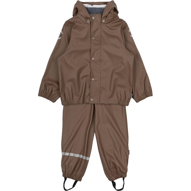 Mikk-Line Chocolate Chip Pu Rain Sæt M/ Susp.