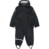 Mikk-Line Dark Navy Pu Rain Sæt M/ Susp.
