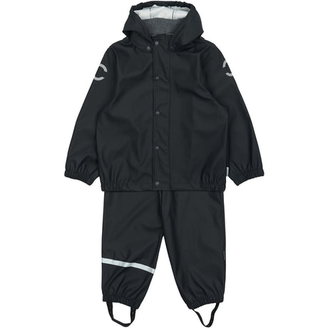Mikk-Line Dark Navy Pu Rain Sæt M/ Susp.
