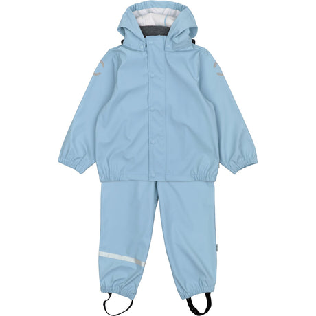 Mikk-Line Faded Denim Pu Rain Sæt M/ Susp.