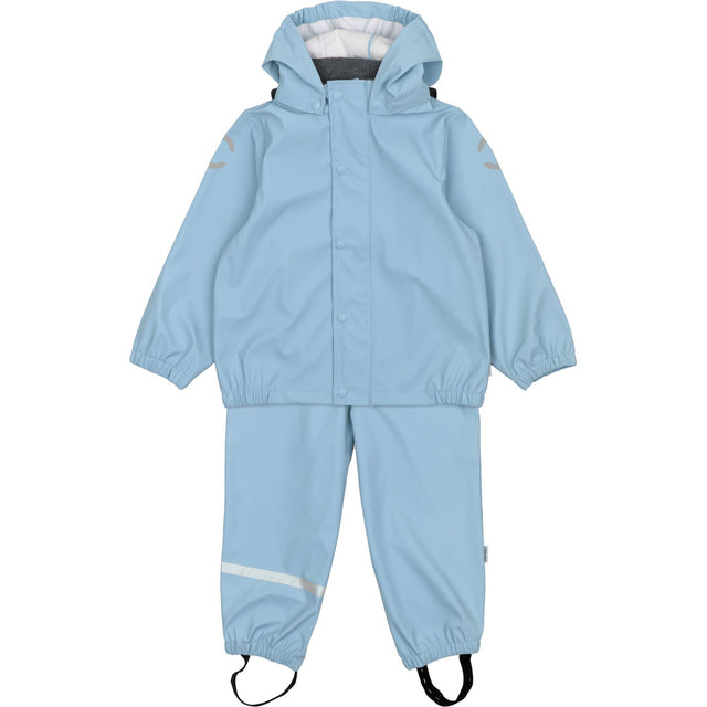 Mikk-Line Faded Denim Pu Rain Sæt M/ Susp.