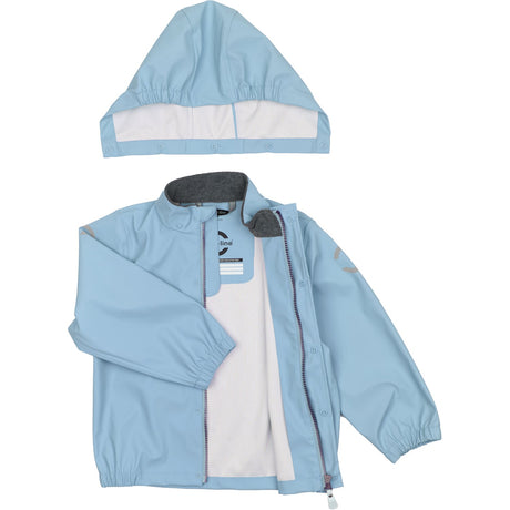 Mikk-Line Faded Denim Pu Rain Sæt M/ Susp.