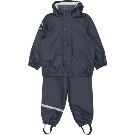 Mikk-Line Dark Navy Pu Rain Sæt W/O Susp.