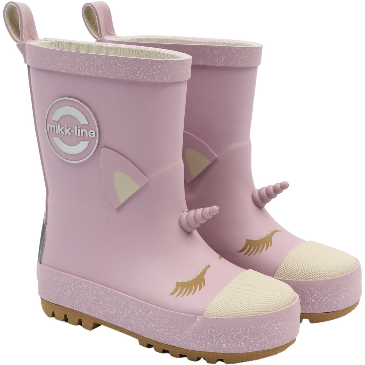 Mikk-Line Mauve Shadows Gummistøvler 3D Unicorn