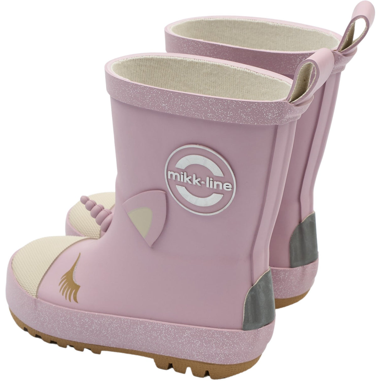 Mikk-Line Mauve Shadows Gummistøvler 3D Unicorn