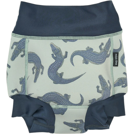 Mikk-Line Croco AOP Blebadebukser AOP