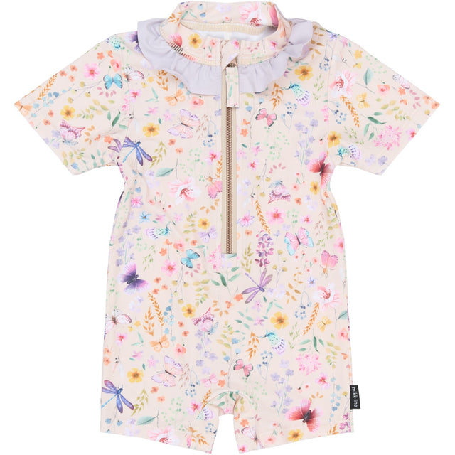 Mikk-Line Butterfly AOP Badeheldragt Uv Flæse AOP