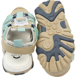 Mikk-Line Stone Blue Sandal Med Mesh
