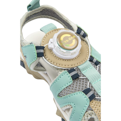 Mikk-Line Stone Blue Sandal Med Mesh