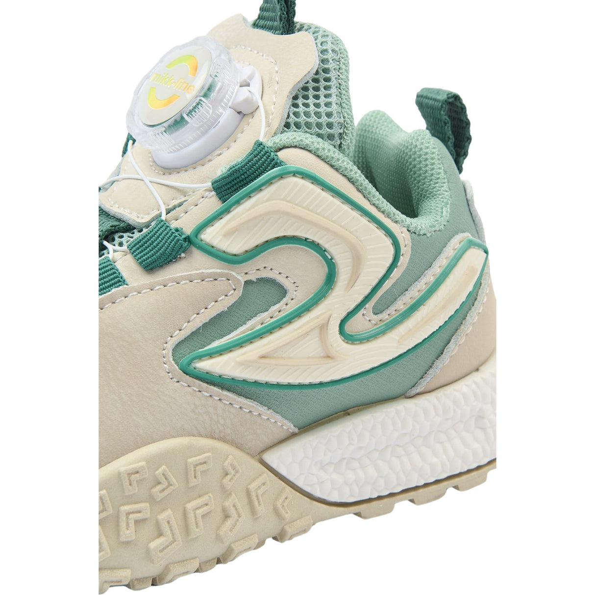Mikk-Line Green Milieu Sneakers Med Spin